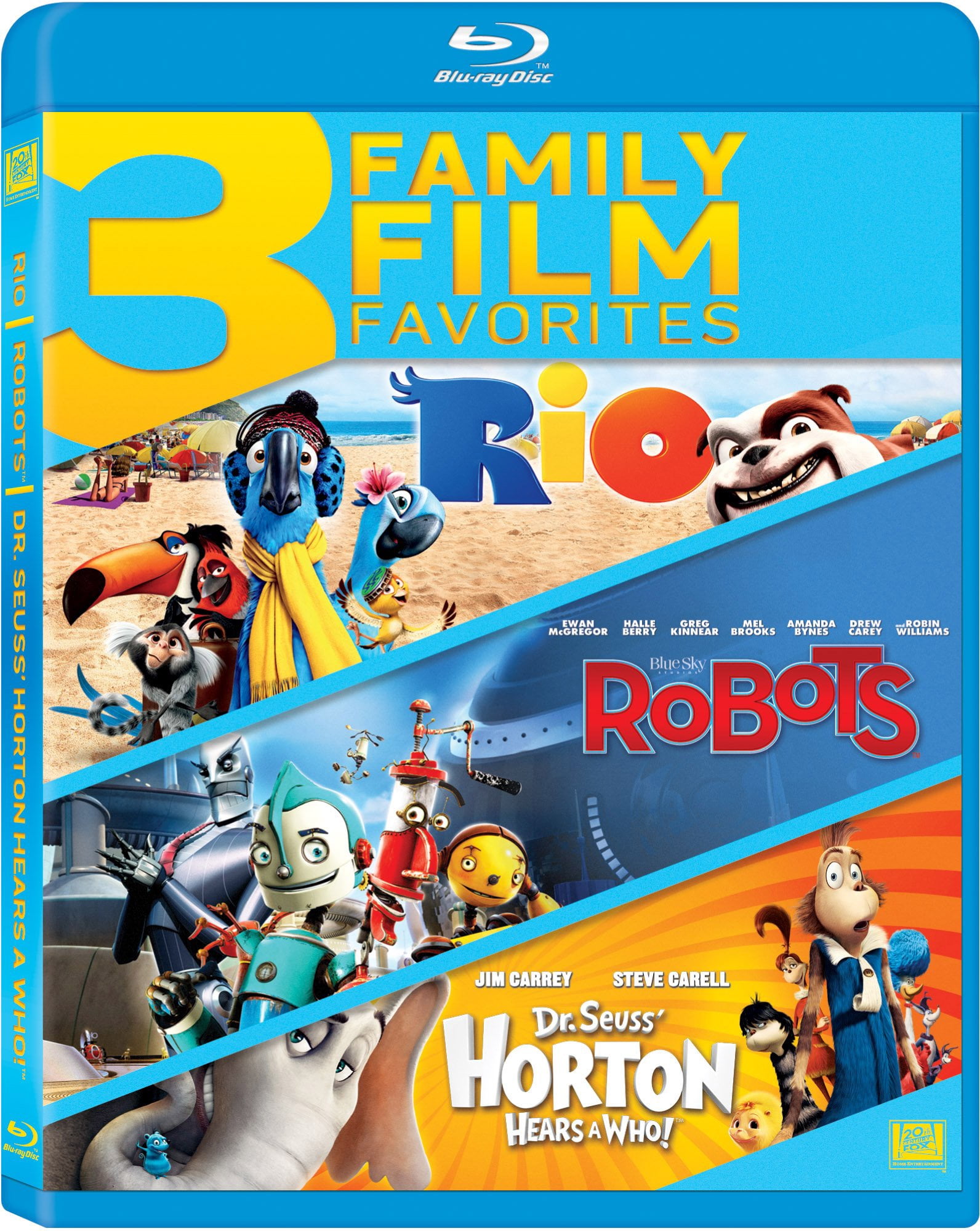 Rio/Robots/Horton Hears a Who [Blu-ray] NEW - Walmart.com