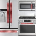 thumbnail image 1 of Rio Salto 5-Piece Red Appliance Handle Covers, Kitchen Decor, 1 of 6