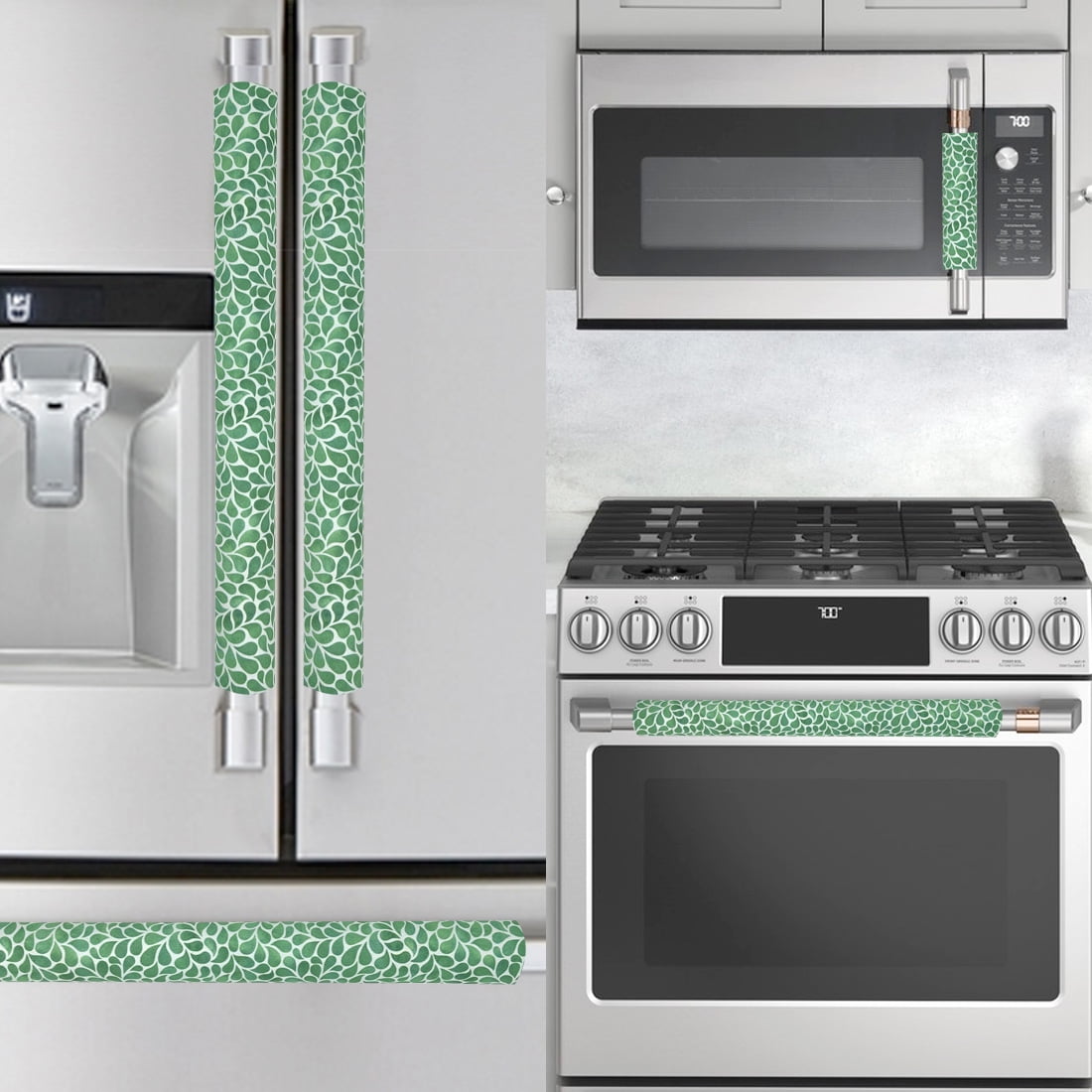 Green - Handmade Fridge Handle Cover 04