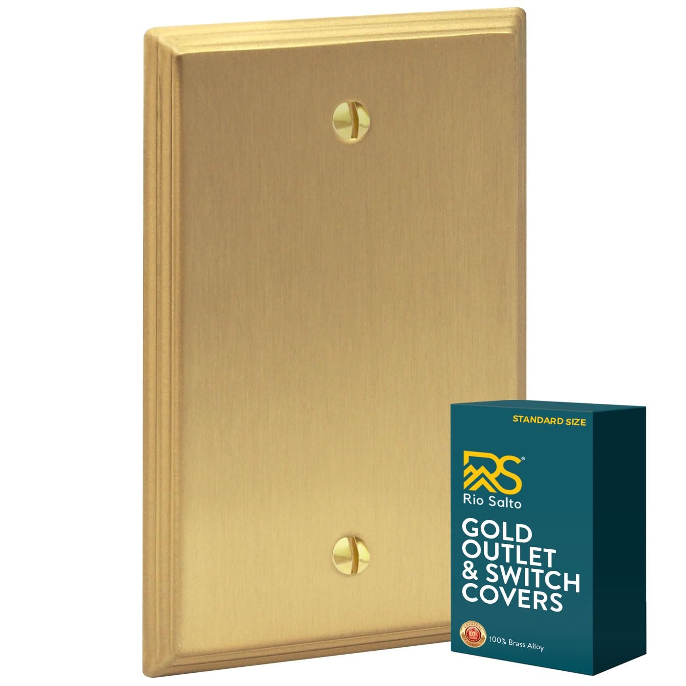 Rio Salto BRASS Deco Collection Standard Size Metal Gold Blank Wall ...