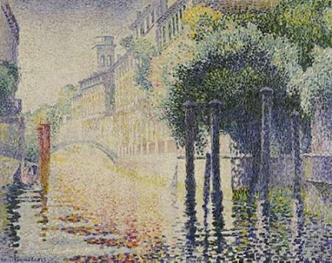 Rio San Trovaso Venice Canvas Art - Henri Edmond Cross (24 x 30)