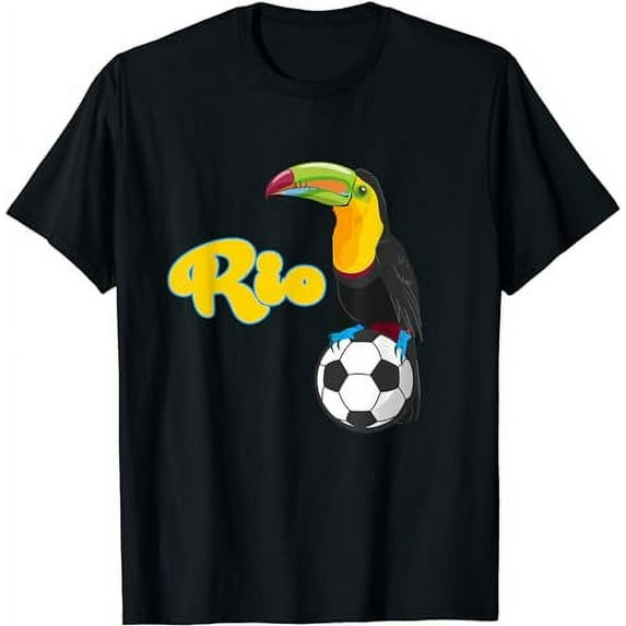 Rio Soccer Tropical Bird T-Shirt Sport Brazil Inspired
