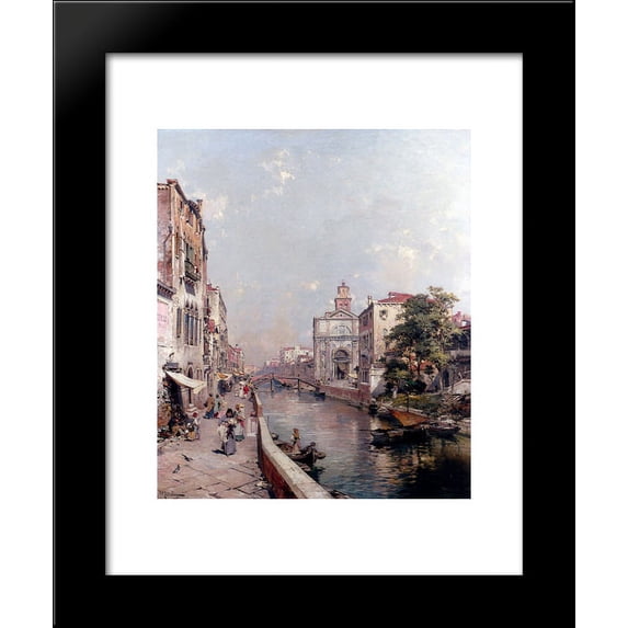 Rio St. Geronimo, Venice 20x24 Framed Art Print by Franz Richard Unterberger