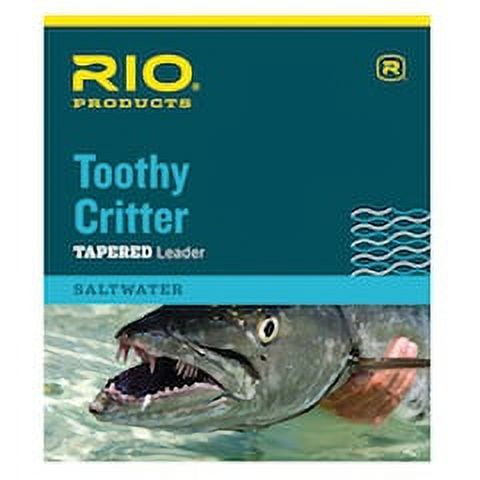 Rio Toothy Critter Tapered Leader (Silver) - 7.5' 45lb Wire
