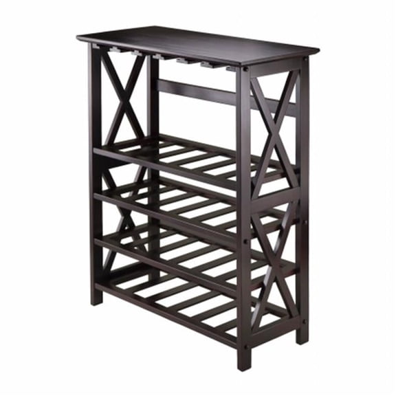 Rio Wine Rack, 24-Bottle, Glass Hanger