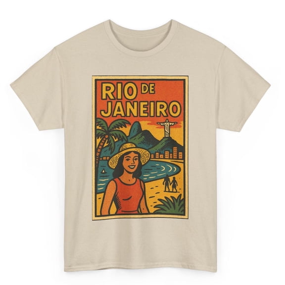Rio de Janeiro Retro Comic Brazilian Carnival T-Shirt