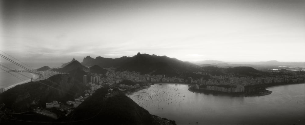 Rio de Janeiro viewed from Sugarloaf Mountain Brazil Canvas Art - Panoramic Images (36 x 12)