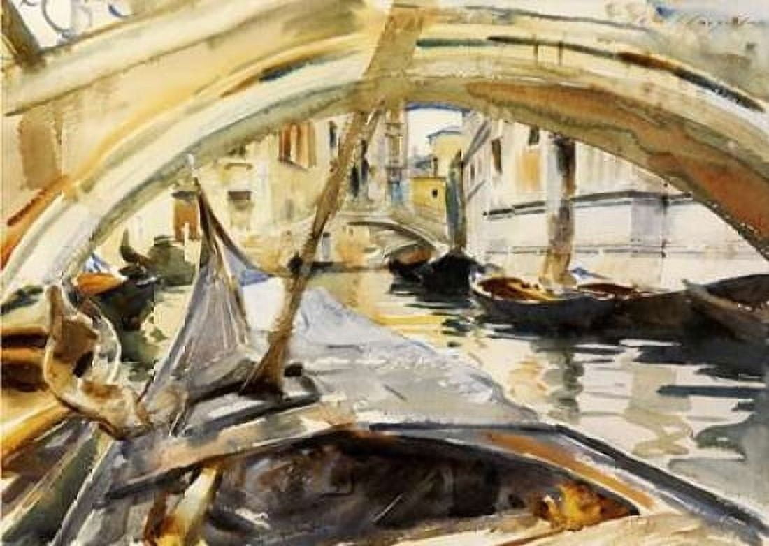 Rio di Santa Maria Formosa Venice 1902-04 Canvas Art - John Singer Sargent (20 x 28)