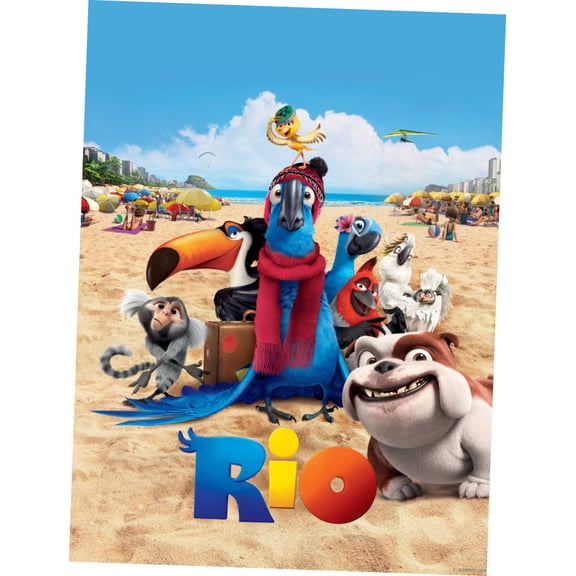 Rio poster Metal Sign 8inx 12in Art Print on Metal 8x12 #670184 Square Adults Best Posters