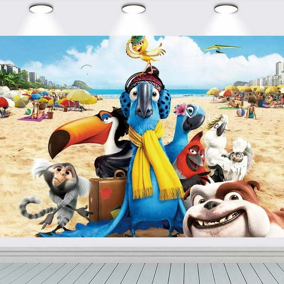 Rio school Backdrop Background Banner Birthday Party Supplies Taspestry Wall Decor Poster Lover