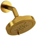 thumbnail image 1 of Riobel 366 2 GPM Multi Function Rain Shower Head - Gold, 1 of 1