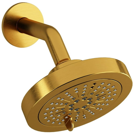 Riobel 366-Ws 1.75 GPM Multi Function Rain Shower Head - Gold