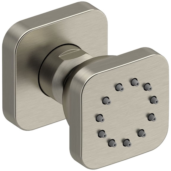 Riobel 377 Single Function Square Brass Body Spray - Nickel