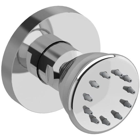 Riobel 390 Single Function Round Brass Body Spray - Chrome