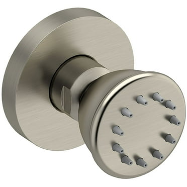 Riobel 390 Single Function Round Brass Body Spray - Nickel