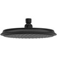 thumbnail image 1 of Riobel 408-Ws 1.75 GPM Single Function Rain Shower Head - Black, 1 of 1