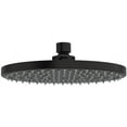 thumbnail image 1 of Riobel 468-Ws 1.75 GPM Single Function Rain Shower Head - Black, 1 of 2