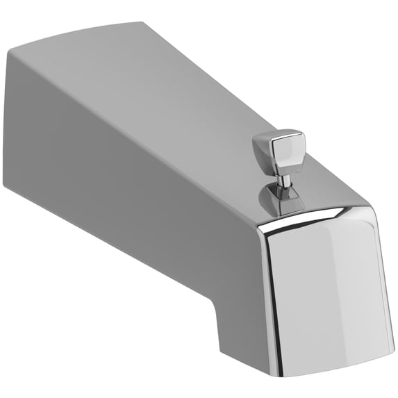 Riobel 891 6-3/8" Integrated Diverter Tub Spout - Chrome
