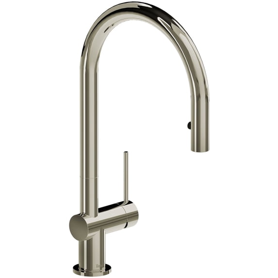 Riobel Az101 Azure 1.8 GPM Single Hole Pull Down Kitchen Faucet - Nickel