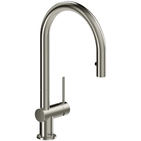 Riobel Az101 Azure 1.8 GPM Single Hole Pull Down Kitchen Faucet - Stainless Steel