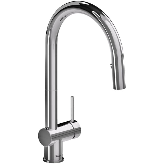 Riobel Az201 Azure 1.5 GPM Single Hole Pull Down Kitchen Faucet - Chrome