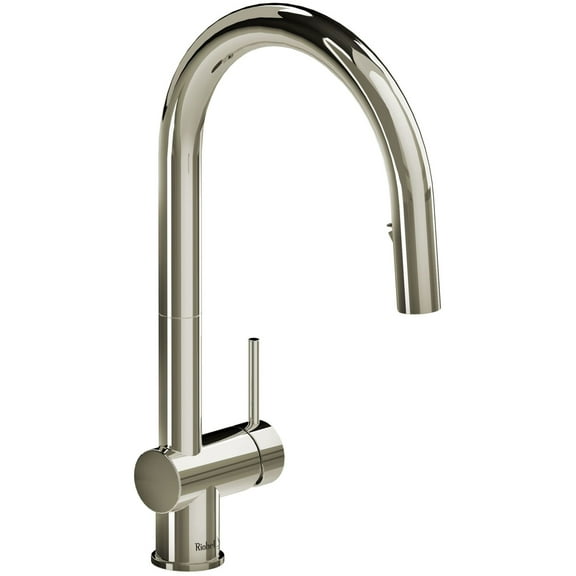 Riobel Az201 Azure 1.5 GPM Single Hole Pull Down Kitchen Faucet - Nickel