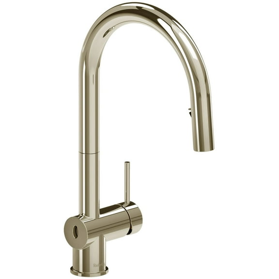 Riobel Az211 Azure 1.5 GPM Single Hole Pull Down Kitchen Faucet - Nickel