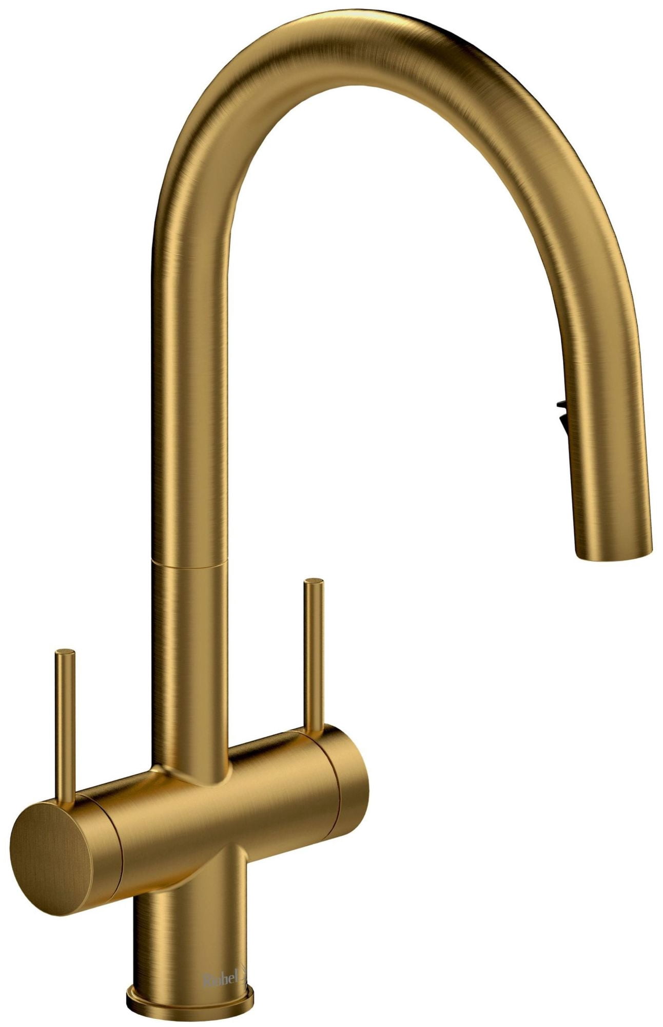 Riobel Az801 Azure 1.5 GPM Single Hole Pull Down Kitchen Faucet - Gold