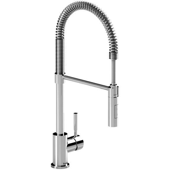 Riobel Bi201 Bistro 1.8 GPM Single Hole Pre-Rinse Pull Down Kitchen Faucet - Chrome