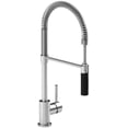 thumbnail image 1 of Riobel Bi201 Bistro 1.8 GPM Single Hole Pre-Rinse Pull Down Kitchen Faucet - Stainless, 1 of 2