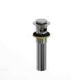 thumbnail image 1 of Riobel DB150C Lavatory Push Drain with Overflow, Chrome, 1 of 2