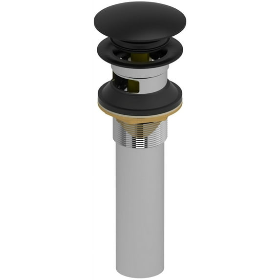 Riobel Db160 1-1/4" Push Drain Assembly - Black