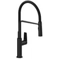 thumbnail image 1 of Riobel My101 Mythic 1.8 GPM Single Hole Pre-Rinse Pull Down Kitchen Faucet - Black, 1 of 2