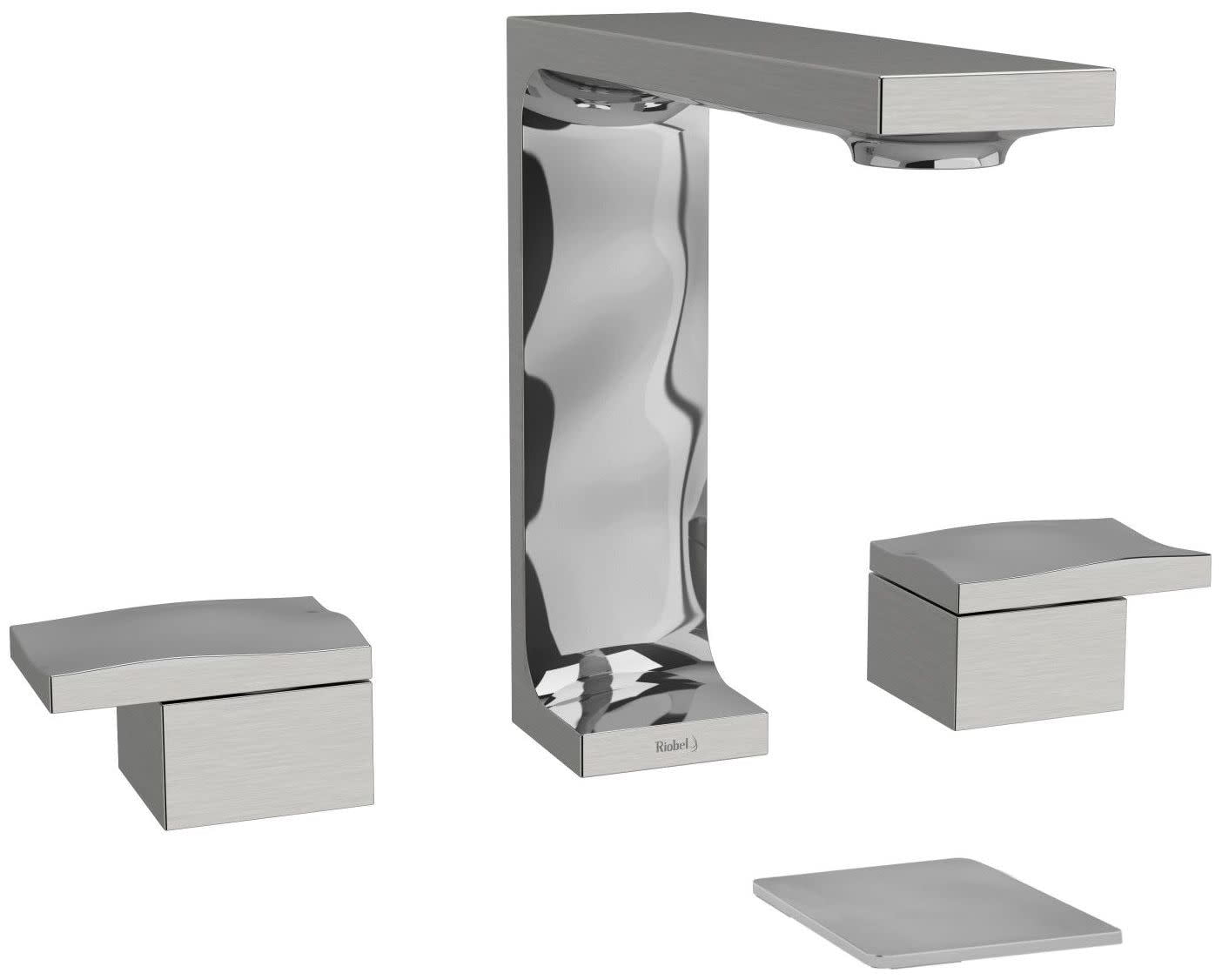 Riobel Rf08 Reflet 1.2 GPM Widespread Bathroom Faucet - Chrome