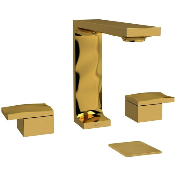Riobel Rf08 Reflet 1.2 GPM Widespread Bathroom Faucet - Gold