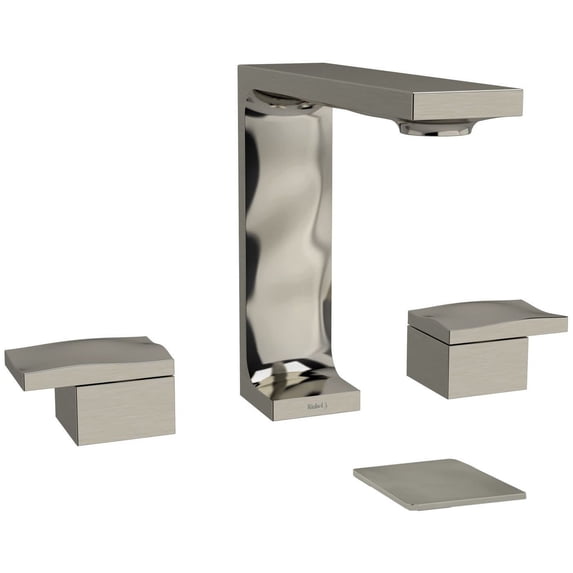 Riobel Rf08 Reflet 1.2 GPM Widespread Bathroom Faucet - Nickel