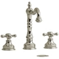 thumbnail image 1 of Riobel Rt08+ Retro 1.2 GPM Widespread Bathroom Faucet - Nickel, 1 of 3