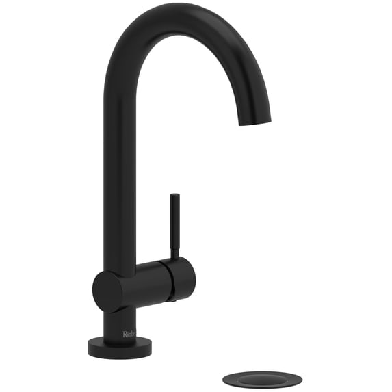 Riobel Ru01 Riu 1.2 GPM Single Hole Bathroom Faucet - Black