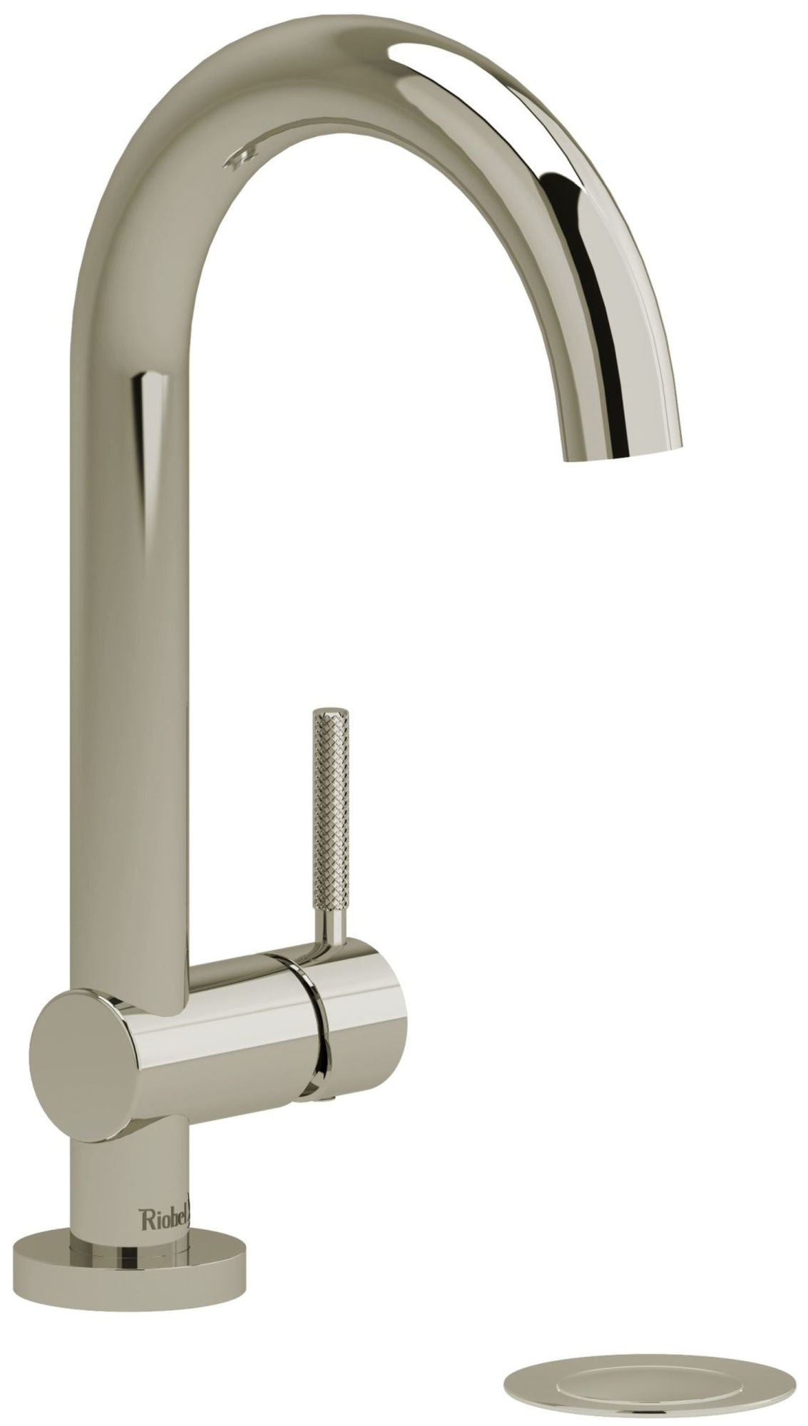 Polished Nickel Single Handle Deck Mounted Faucet