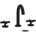 thumbnail image 1 of Riobel Ru08+Kn Riu 1.2 GPM Widespread Bathroom Faucet - Black, 1 of 2