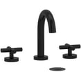 thumbnail image 1 of Riobel Ru08+ Riu 1.2 GPM Widespread Bathroom Faucet - Black, 1 of 3