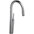thumbnail image 1 of Riobel Sc101 Solstice 1.75 GPM Single Hole Pull Down Kitchen Faucet - Chrome, 1 of 3