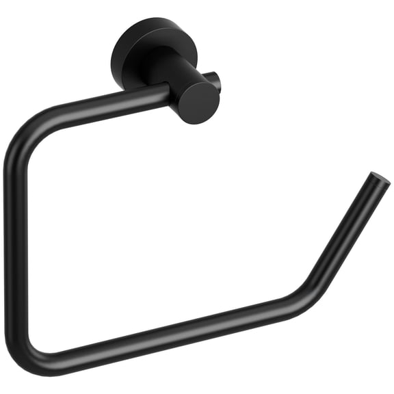 Riobel St3 Star Wall Mounted Euro Toilet Paper Holder - Black