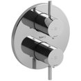 thumbnail image 1 of Riobel Sytm83 Sylla Dual Function Thermostatic Valve Trim Only - Chrome, 1 of 1