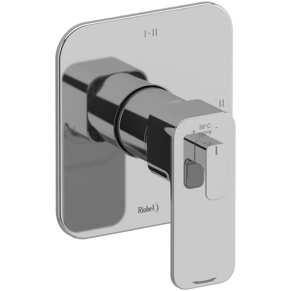 Riobel Teq44 Equinox Two Function Thermostatic Valve Trim Only - Chrome