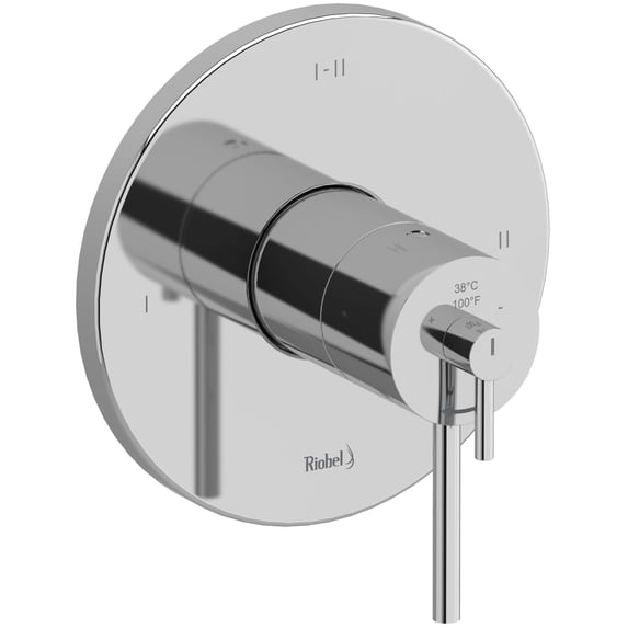 Riobel Tgs23 Gs Three Function Thermostatic Valve Trim Only - Chrome