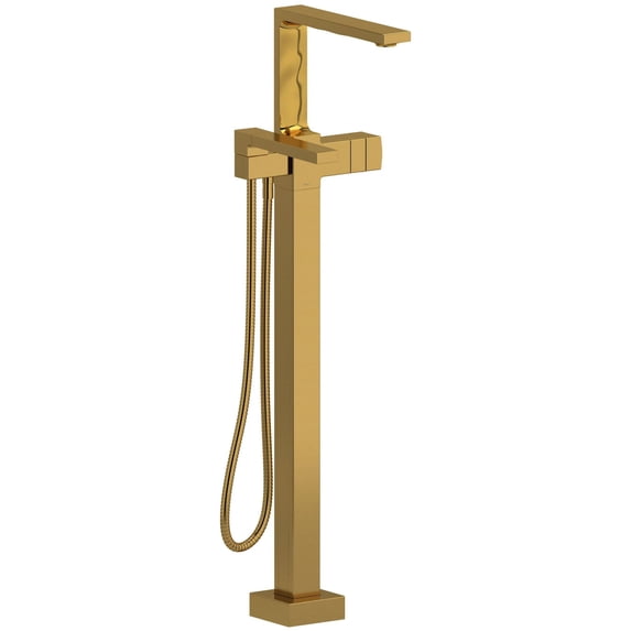 Riobel Trf39 Reflet Floor Mounted Tub Filler - Gold