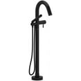 thumbnail image 1 of Riobel Tru39 Riu Floor Mounted Tub Filler - Black, 1 of 2