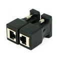 Riohave 1 Pair VGA Extender Male Female to LAN RJ45 CAT5 20M Network