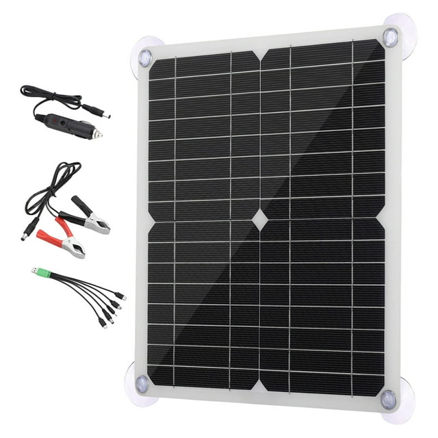 Riohave 200 Solar Panel Kit Portable Solar Panel Set 100A 12V Battery